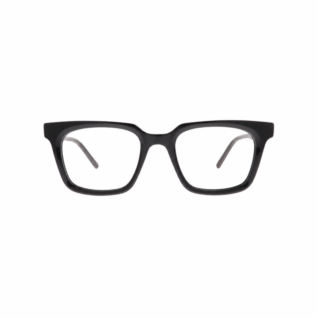 Joy Style 2266C1 Black eyeglasses front view on white background