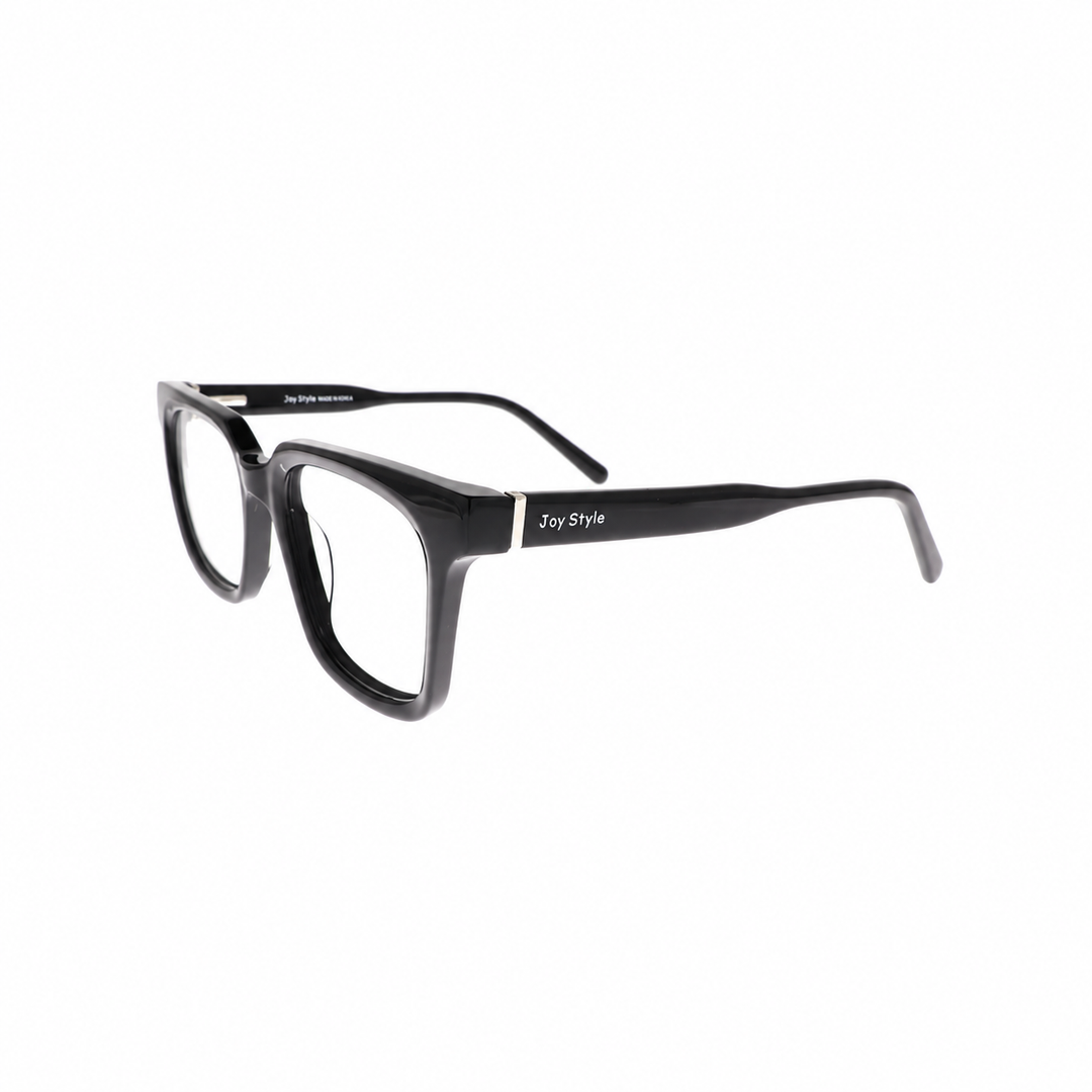 Joy Style 2266C1 Black eyeglasses angled view on white background