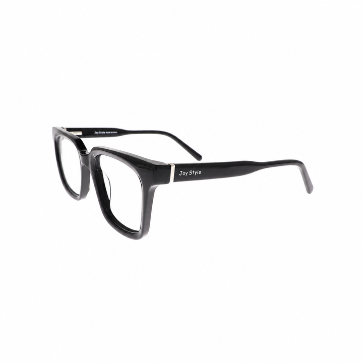 Joy Style 2266C1 Black eyeglasses angled view on white background