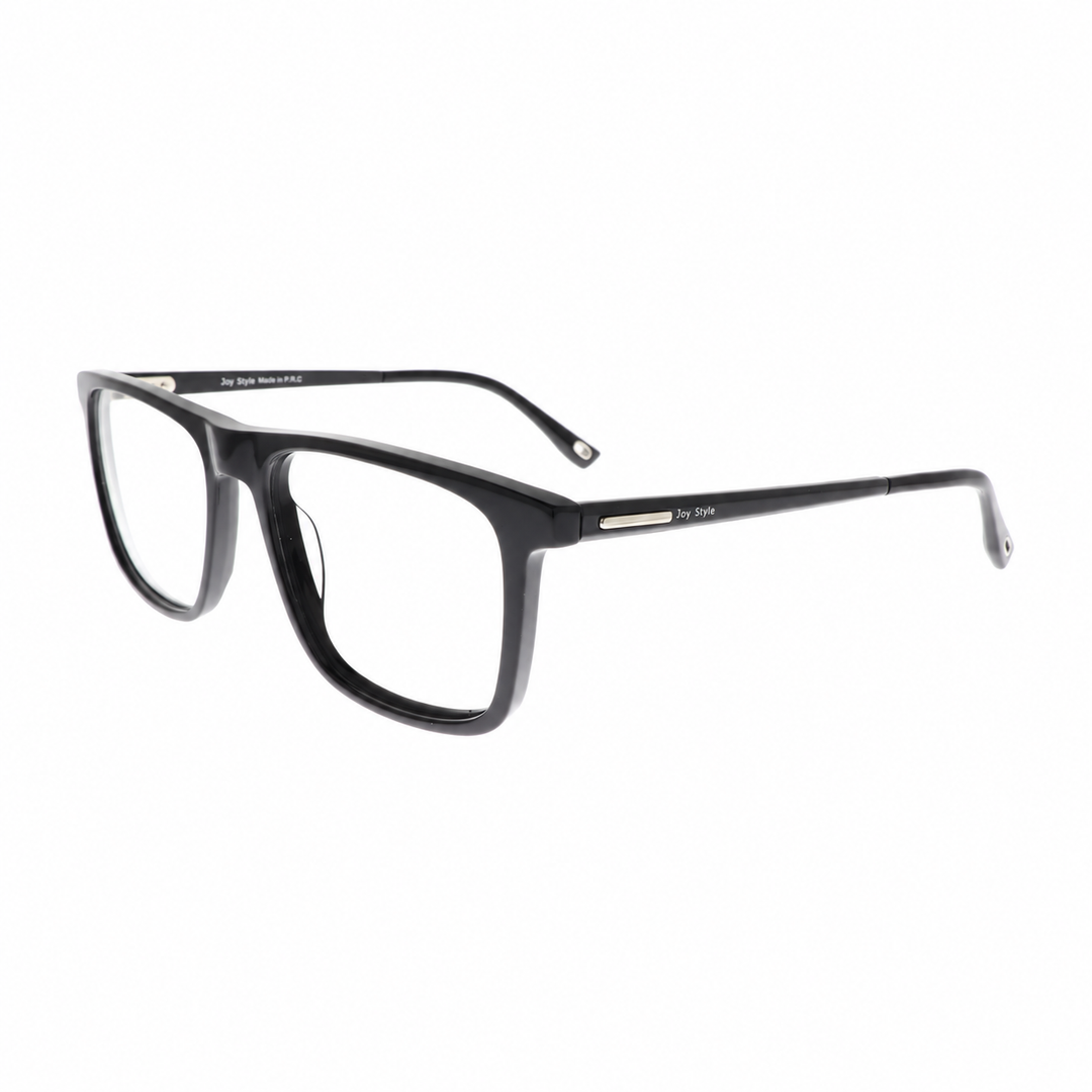 Joy Style For Unisex Eyeglasses Rectangular Shape Size 55 2307c1 Black