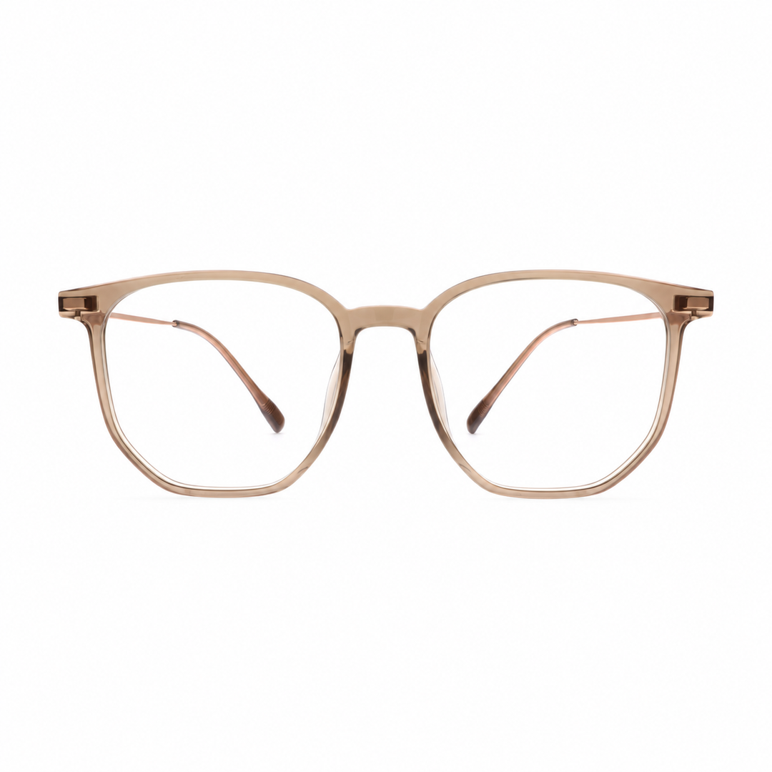 Joy Style For Unisex Eyeglasses Square Shape Size 52 23603c5 Beige Brown