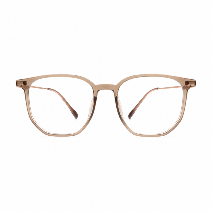 Joy Style For Unisex Eyeglasses Square Shape Size 52 23603c5 Beige Brown