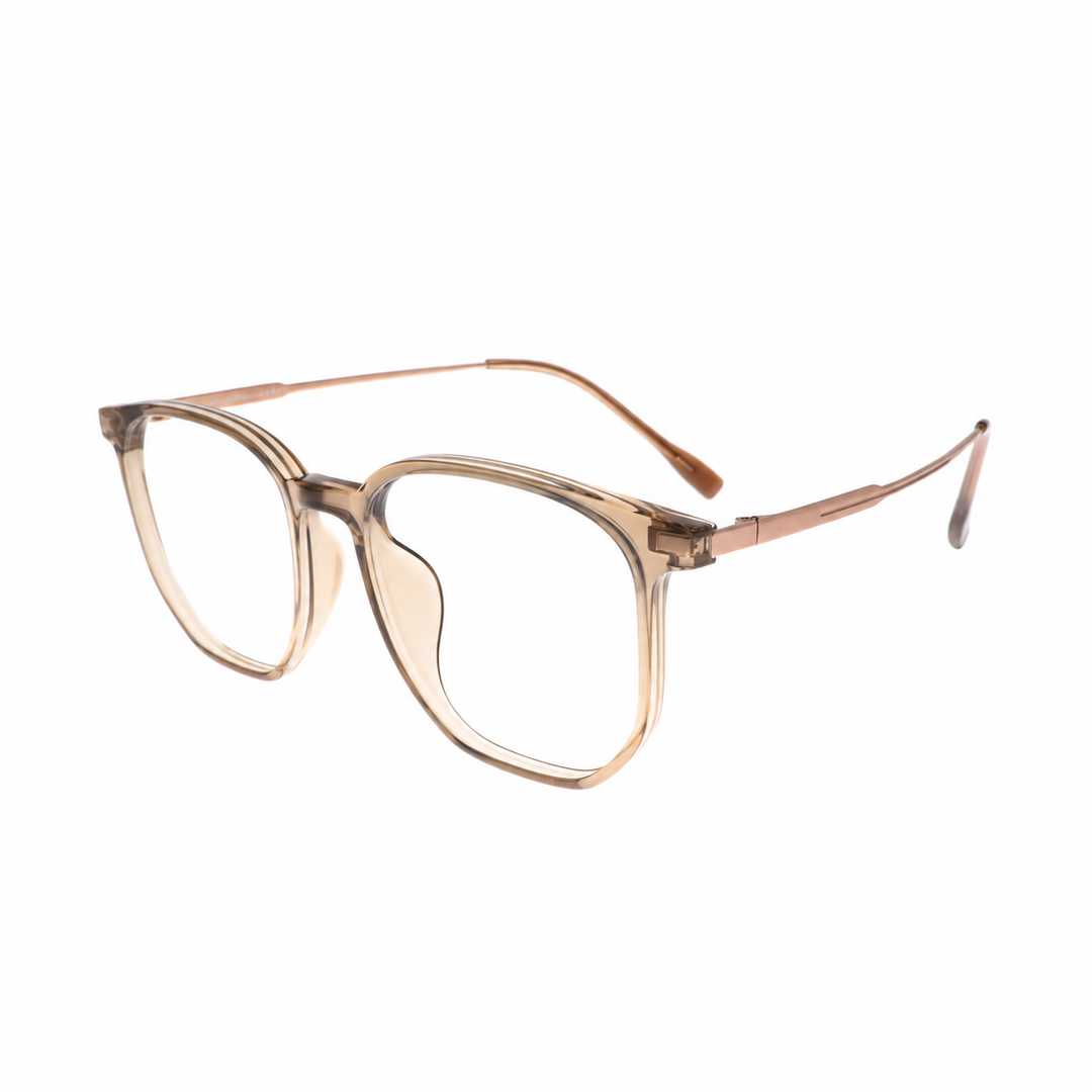 Joy Style For Unisex Eyeglasses Square Shape Size 52 23603c5 Beige Brown
