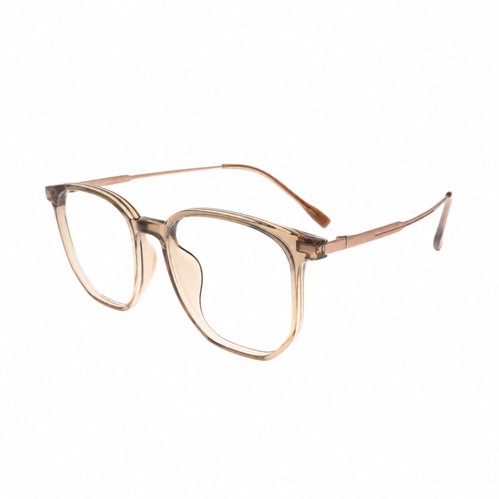 Joy Style For Unisex Eyeglasses Square Shape Size 52 23603c5 Beige Brown