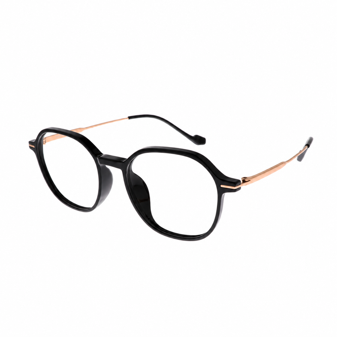 Joy Style 23609C1 black rose-gold eyeglasses view 3