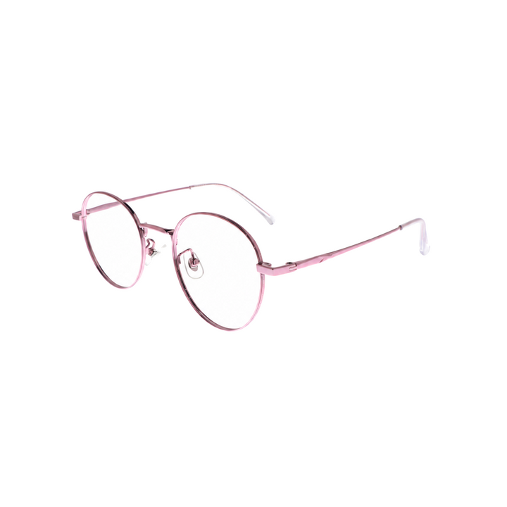 Joy Style For Women Metal Eyeglasses Round Shape Size 47 25022c4 Pink