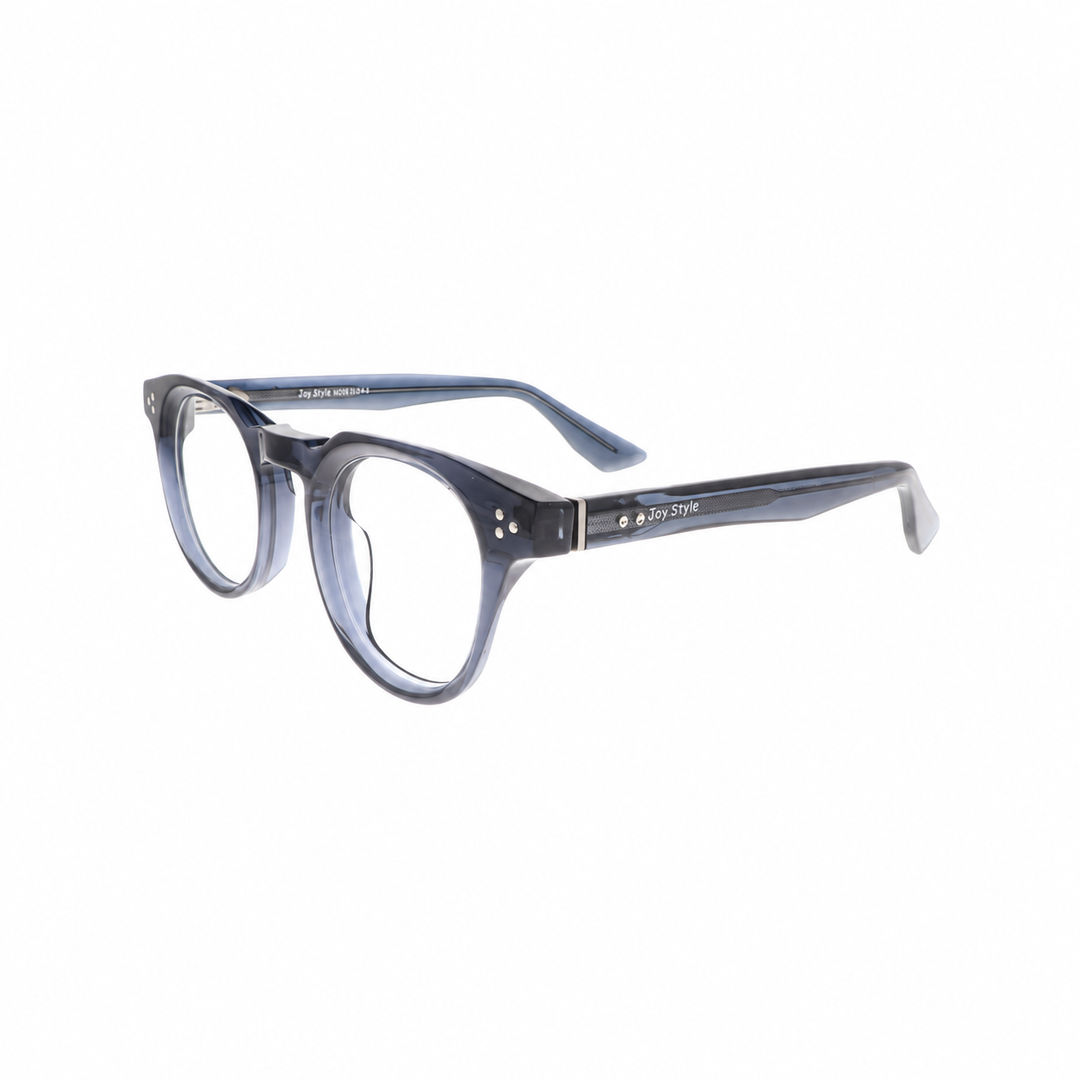 Joy Style نظارات للجنسين شكل دائري مقاس 46 3306c6 رمادي أزرق