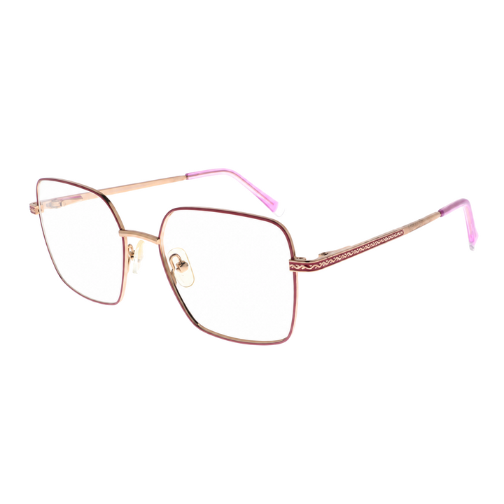 Joy Style For Women Metal Eyeglasses Square Shape 50 3611c8 Pink