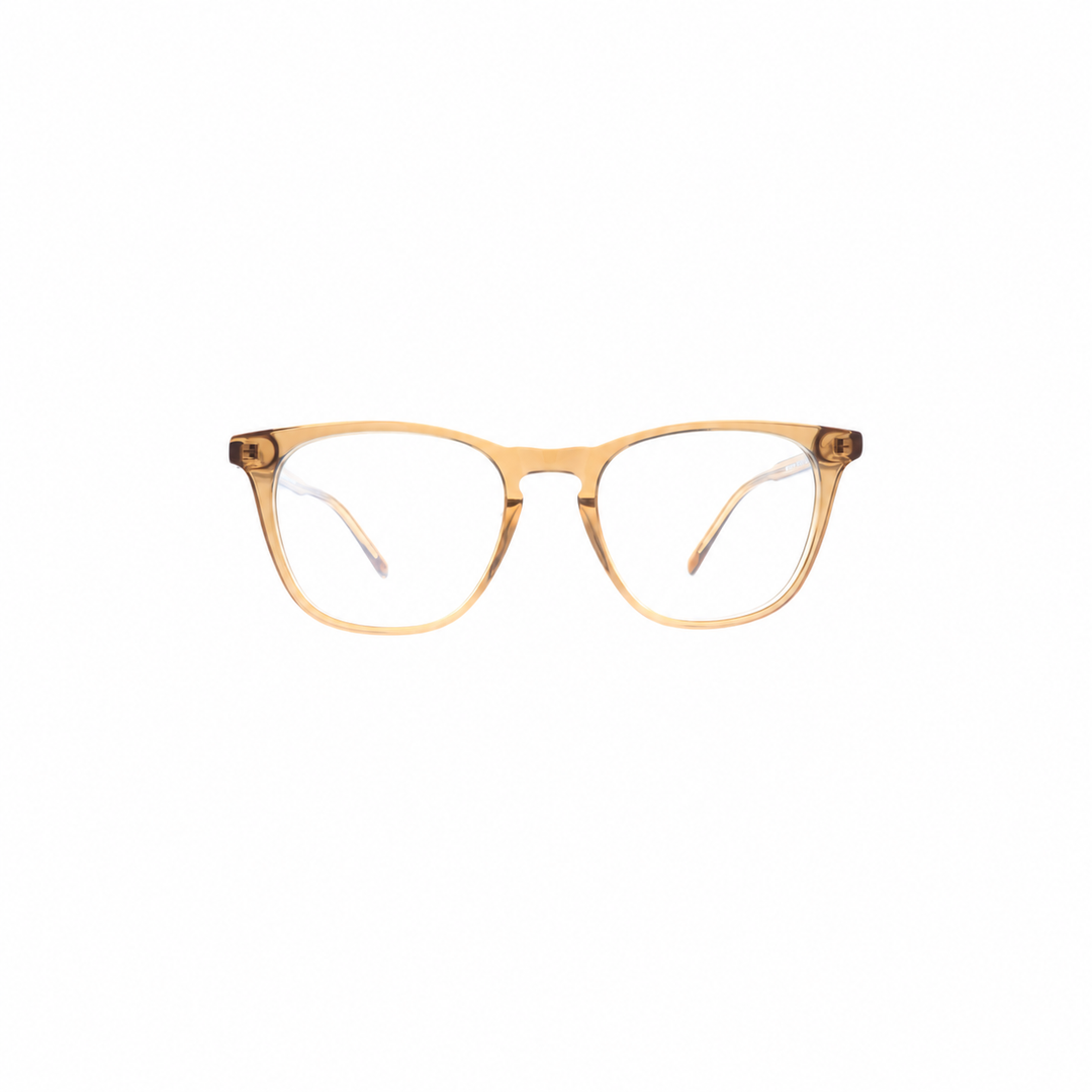 Joy Style 5416C3 light brown eyeglasses - front view