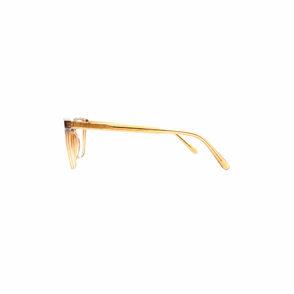 Joy Style 5416C3 light brown eyeglasses - side view