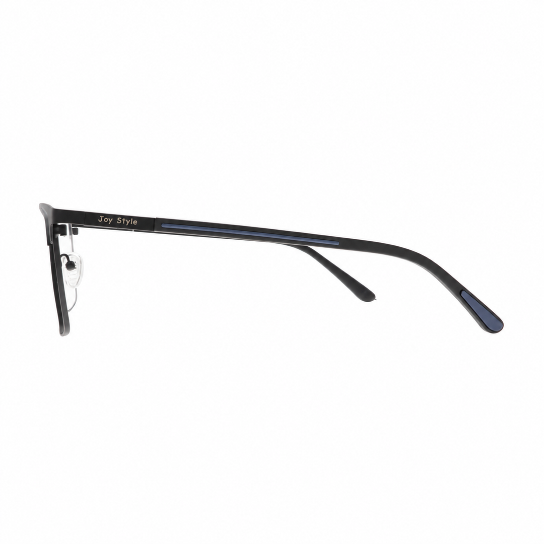 Joy Style For Men Metal Eyeglasses Square Size 55 6400c2 Matte Black