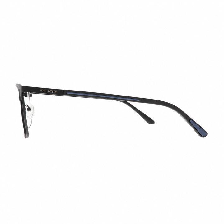 Joy Style For Men Metal Eyeglasses Square Size 55 6400c2 Matte Black