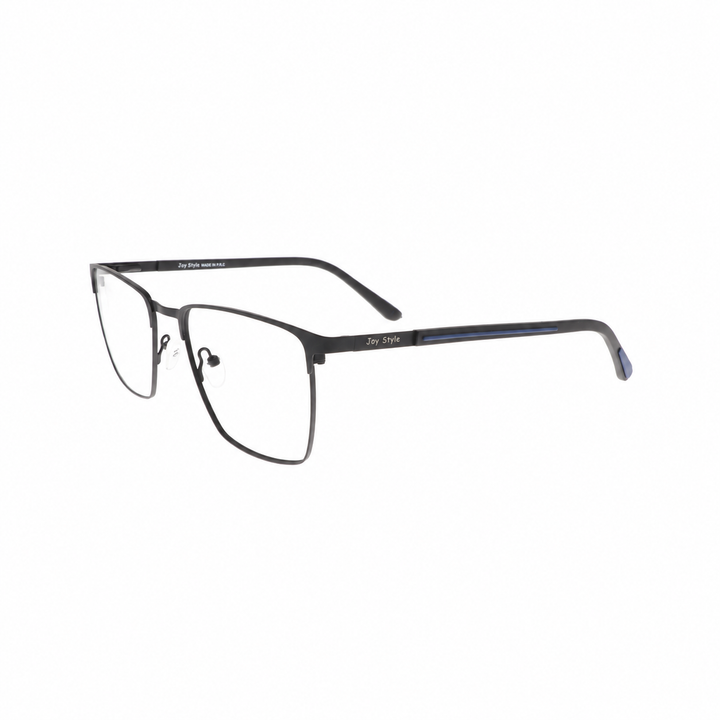 Joy Style For Men Metal Eyeglasses Square Size 55 6400c2 Matte Black