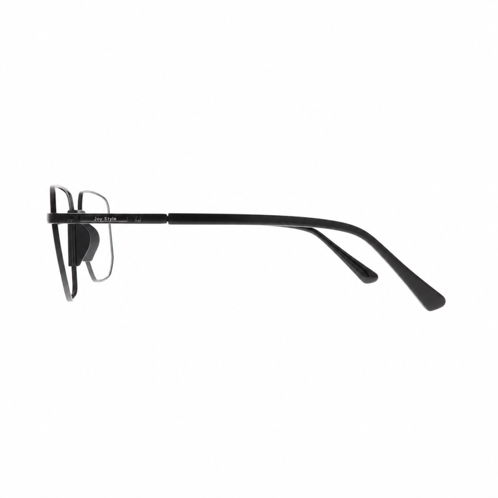Joy Style For Men Metal Eyeglasses Square Size 54 6407c6 Matte Black