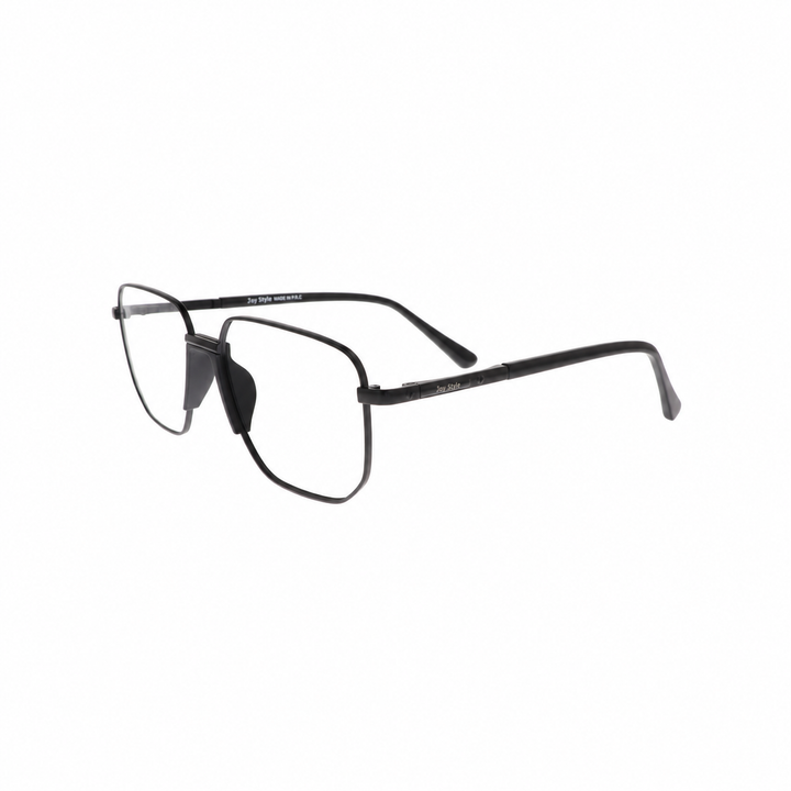 Joy Style For Men Metal Eyeglasses Square Size 54 6407c6 Matte Black