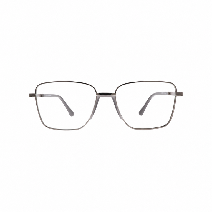 Joy Style For Men Metal Eyeglasses Square Size 54 6408c2 Gunmetal