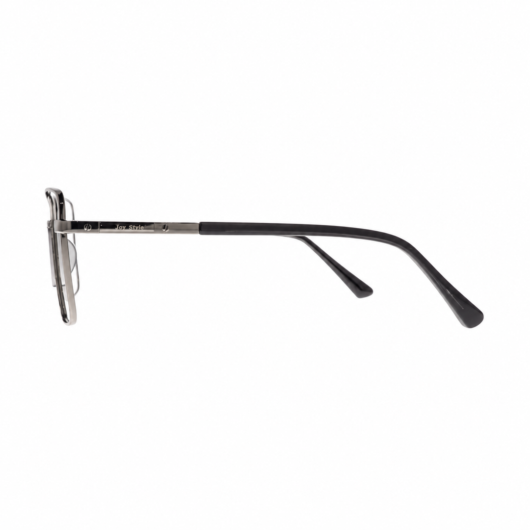 Joy Style For Men Metal Eyeglasses Square Size 54 6408c2 Gunmetal