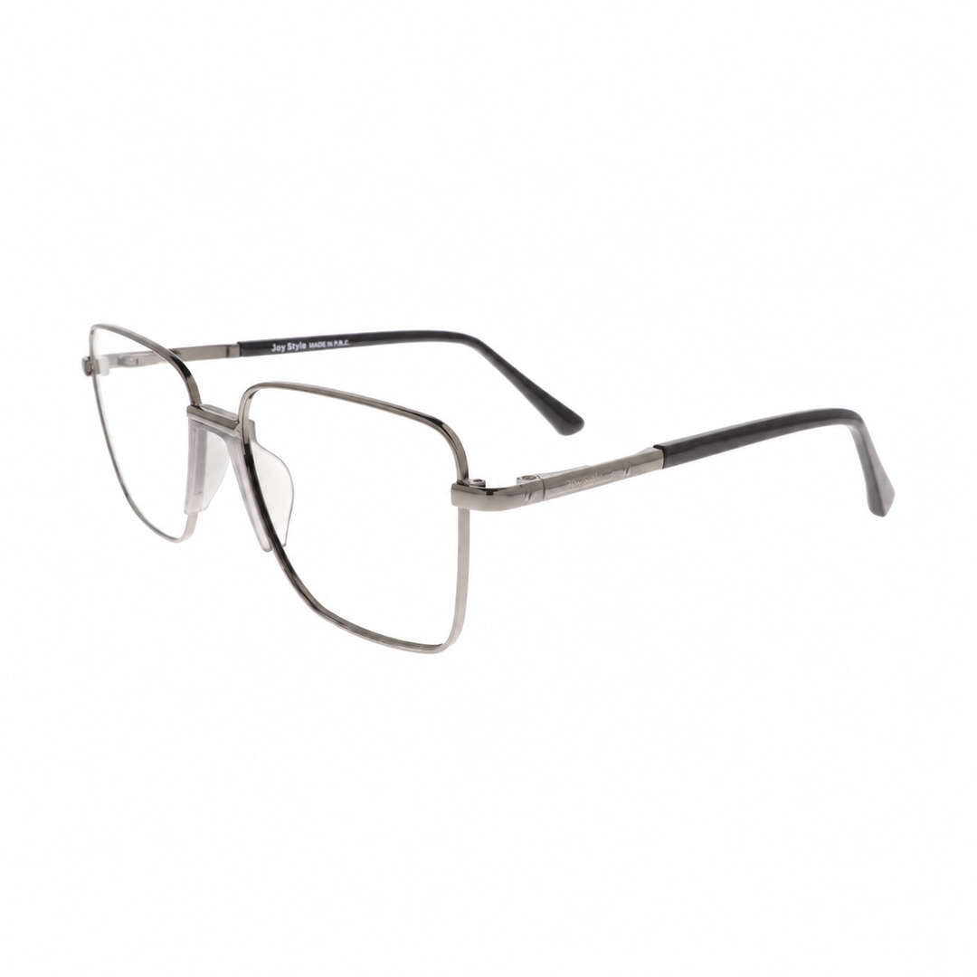 Joy Style For Men Metal Eyeglasses Square Size 54 6408c2 Gunmetal