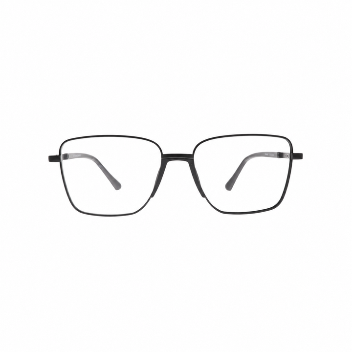 Joy Style For Men Metal Eyeglasses Square Size 54 6408c6 Matte Black