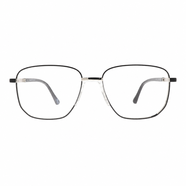 Joy Style 6409C4 black silver eyeglasses view 1