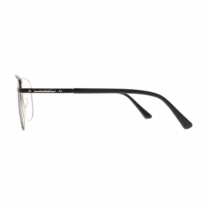 Joy Style 6409C4 black silver eyeglasses view 2