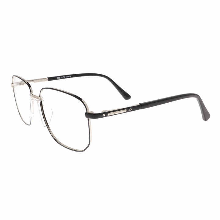 Joy Style 6409C4 black silver eyeglasses view 3