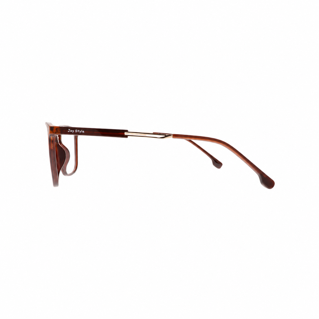 Joy Style JOY6802C3 brown eyeglasses side view