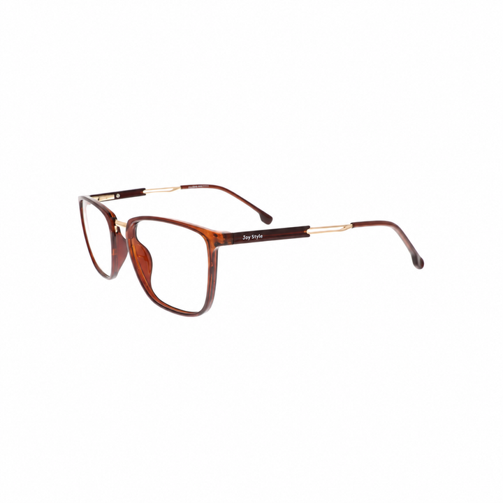 Joy Style JOY6802C3 brown eyeglasses angle view