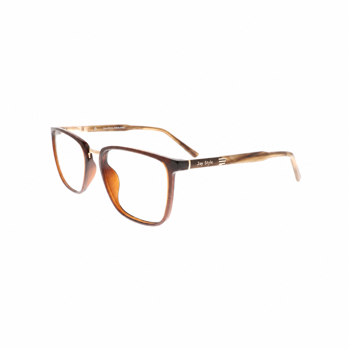 Joy Style JOY6805C3 brown eyeglasses angle view