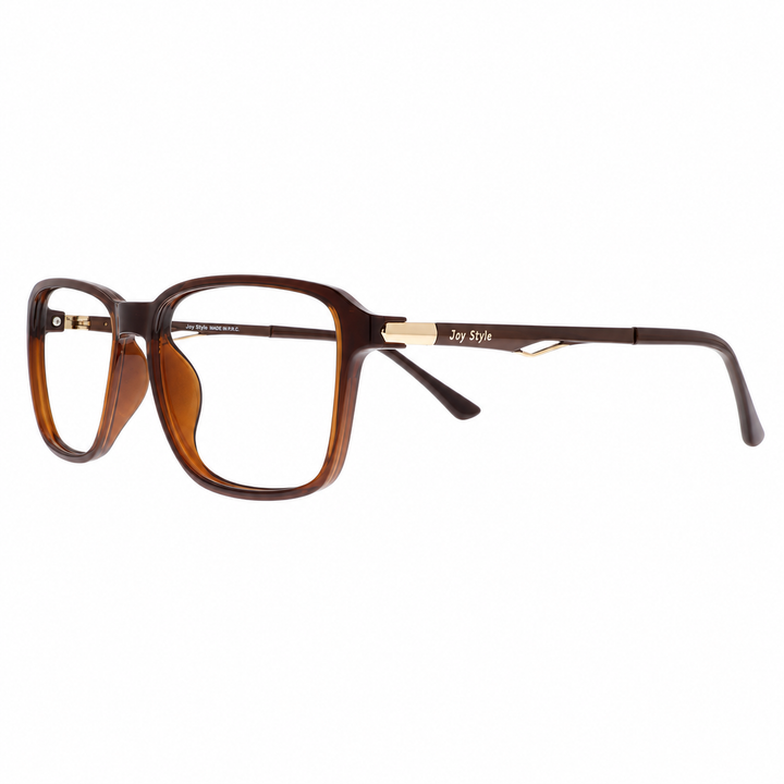 Joy Style JOY6806C3 brown eyeglasses angle view