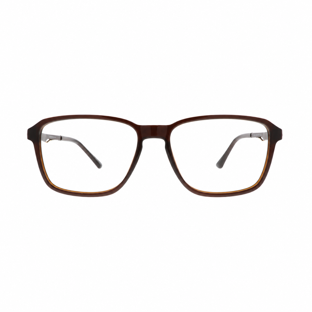Joy Style JOY6808C3 brown eyeglasses front view