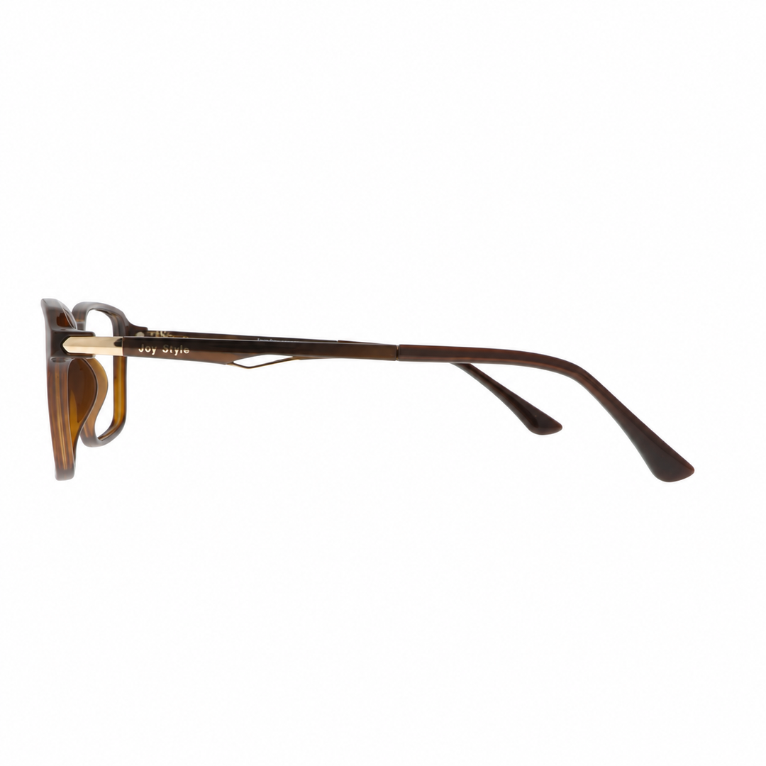 Joy Style JOY6808C3 brown eyeglasses side view
