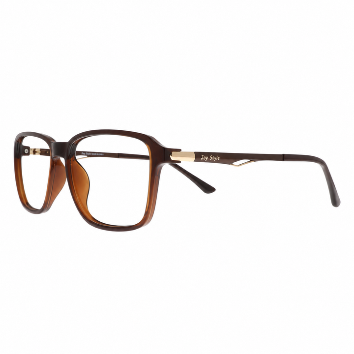 Joy Style JOY6808C3 brown eyeglasses angle view