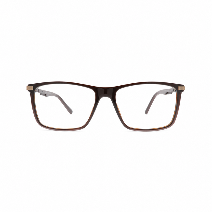 Joy Style For Men Eyeglasses Rectangular Shape Size 53 6809c3 Brown