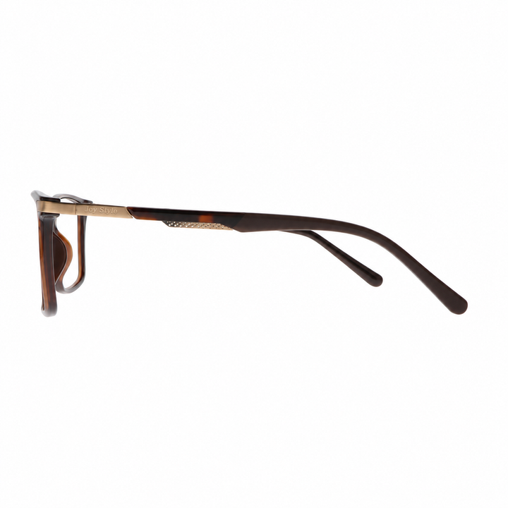 Joy Style For Men Eyeglasses Rectangular Shape Size 53 6809c3 Brown