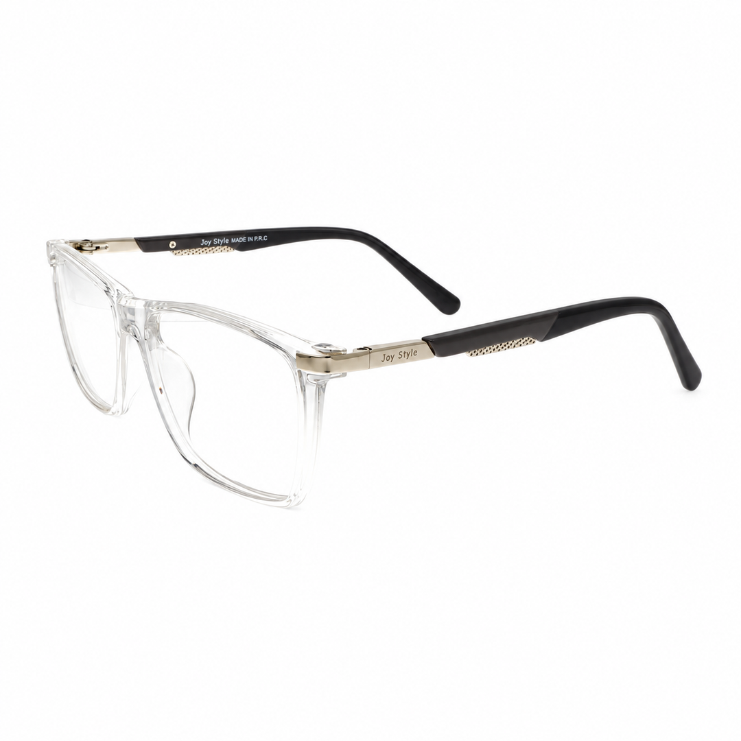 Joy Style For Men Eyeglasses Rectangular Shape Size 53 6809c6 Clear