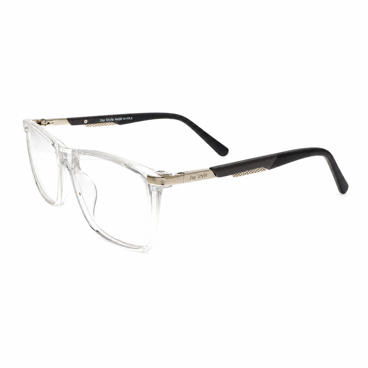 Joy Style For Men Eyeglasses Rectangular Shape Size 53 6809c6 Clear