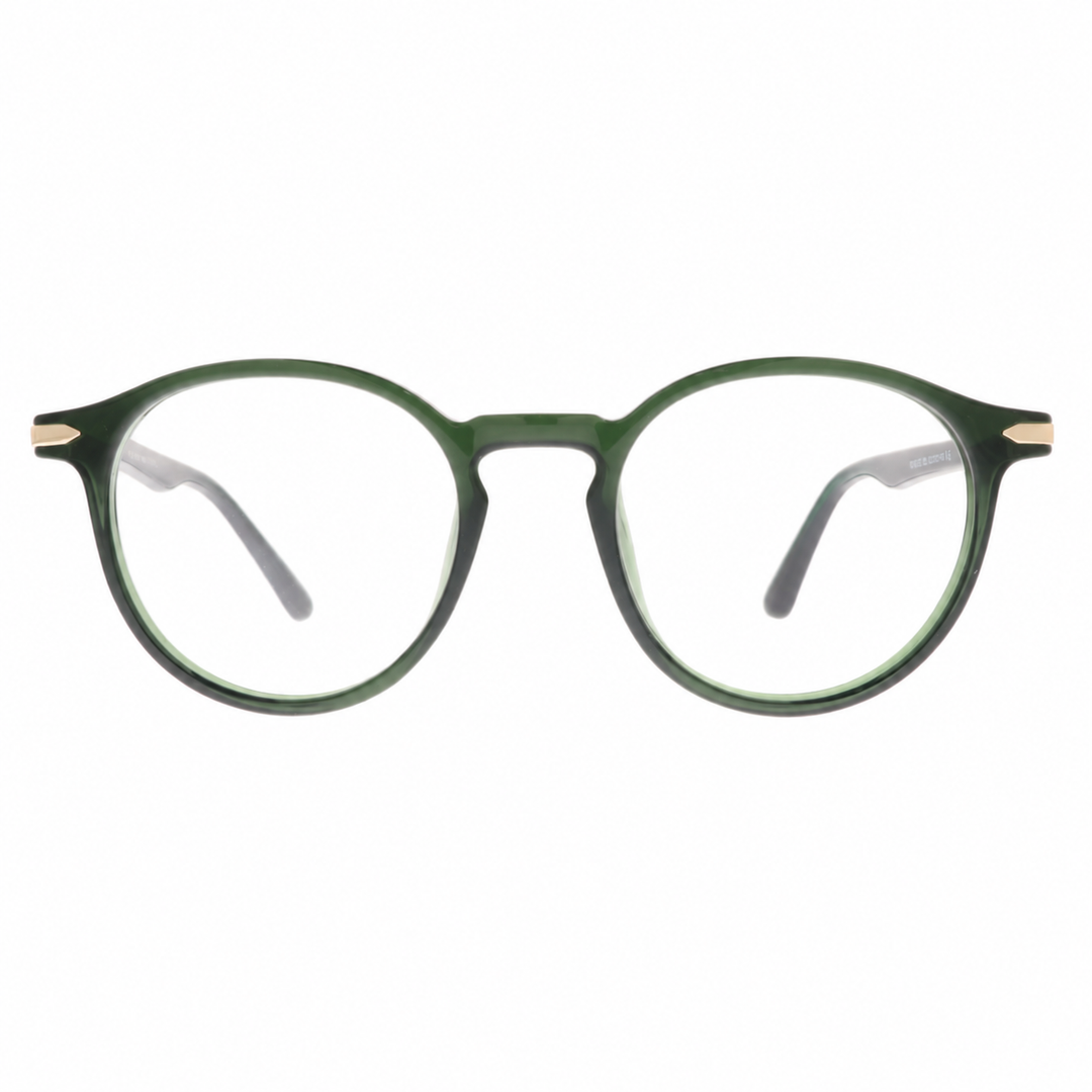 Joy Style For Women's Eyeglasses Round Shape Size 48 8002c3 Green
نظارة طبية نسائية Joy Style، دائرية الشكل، مقاس 48، موديل 8002c3، أخضر