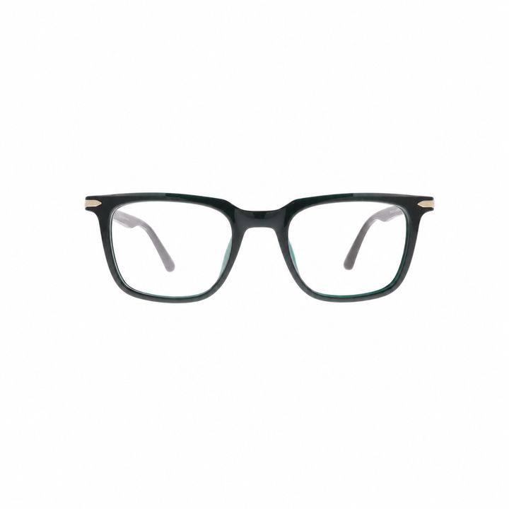 Joy Style 8003C4 Black eyeglasses front view on white background