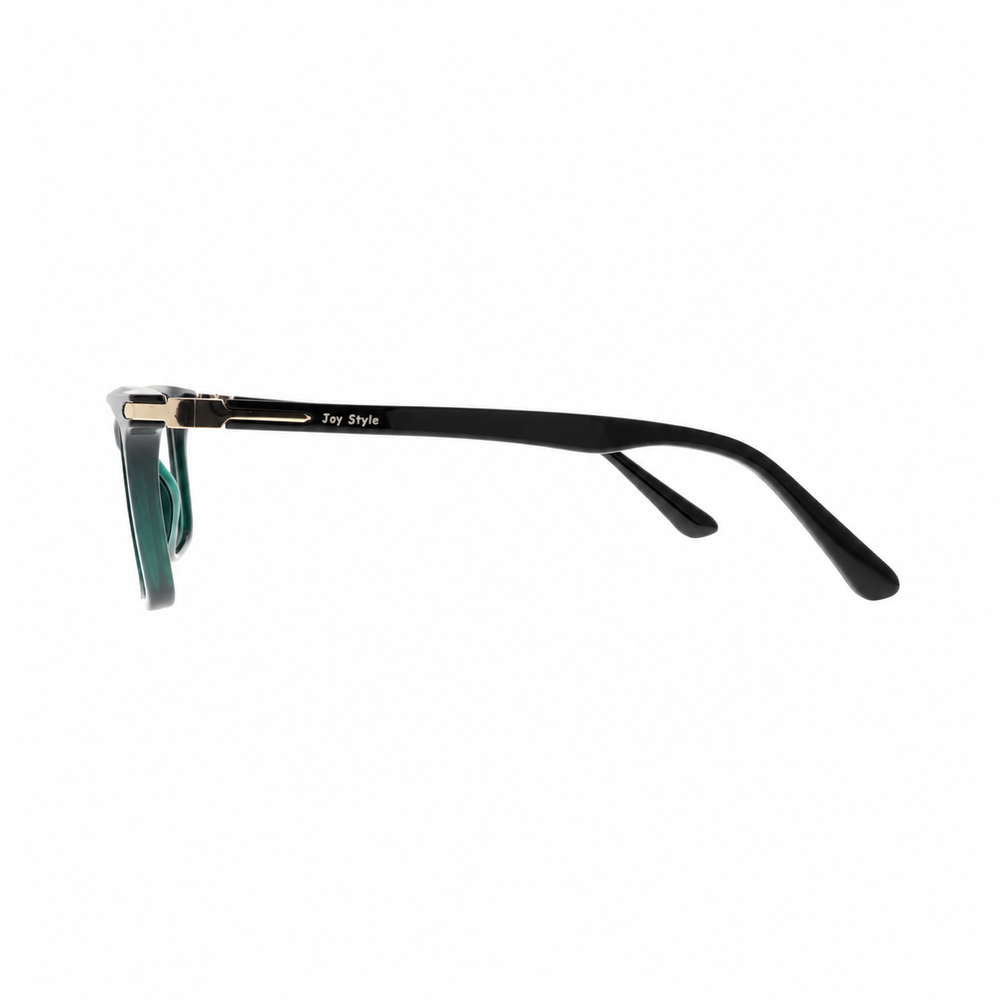 Joy Style 8003C4 Black eyeglasses side view on white background