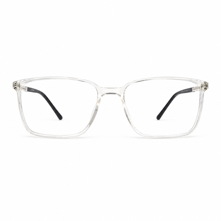 Joy Style For Men Eyeglasses Rectangular Shape Size 53 8613c7 Clear