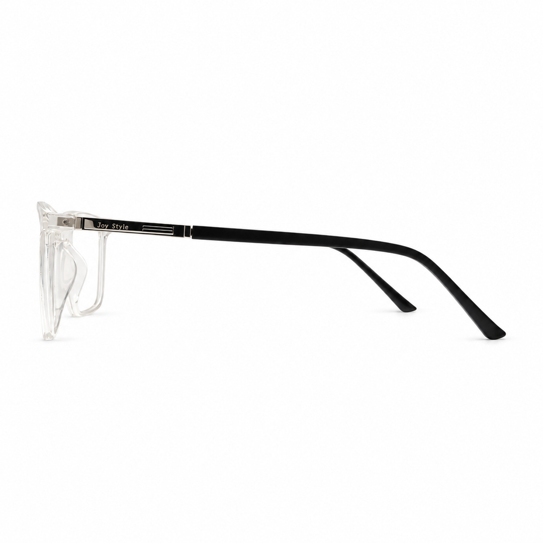 Joy Style For Men Eyeglasses Rectangular Shape Size 53 8613c7 Clear