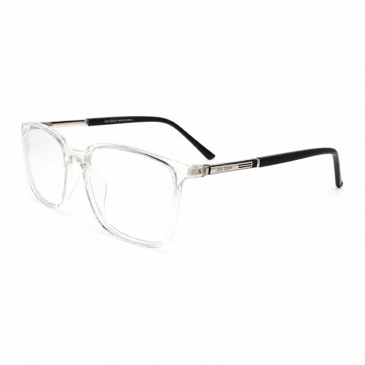 Joy Style For Men Eyeglasses Rectangular Shape Size 53 8613c7 Clear