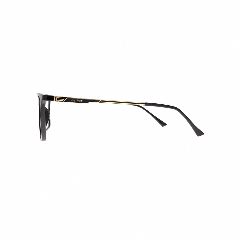 Joy Style 8631C1 Black eyeglasses side view on white background