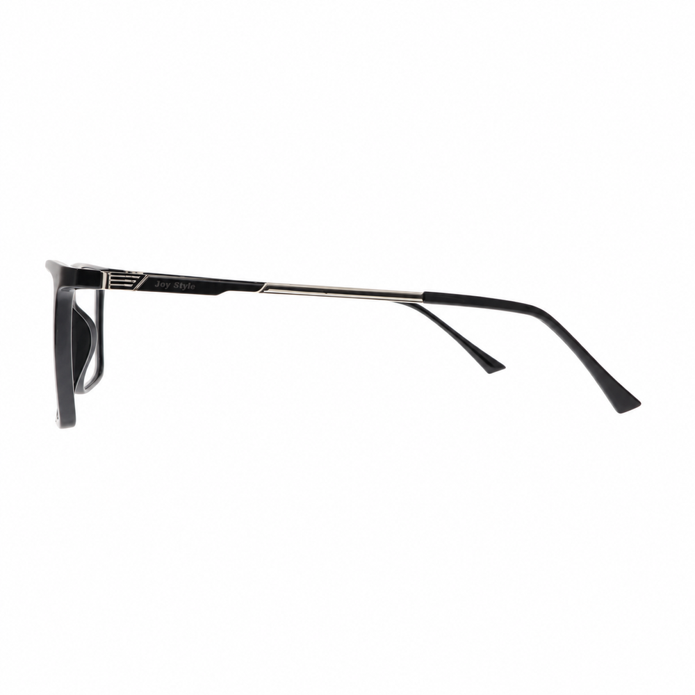 Joy Style 8631C4 Black eyeglasses side view on white background