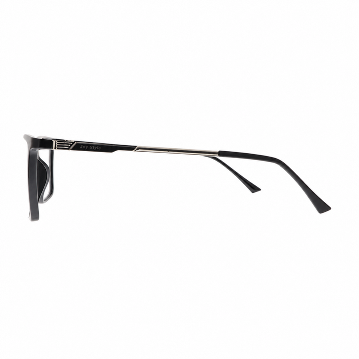 Joy Style 8631C4 Black eyeglasses side view on white background