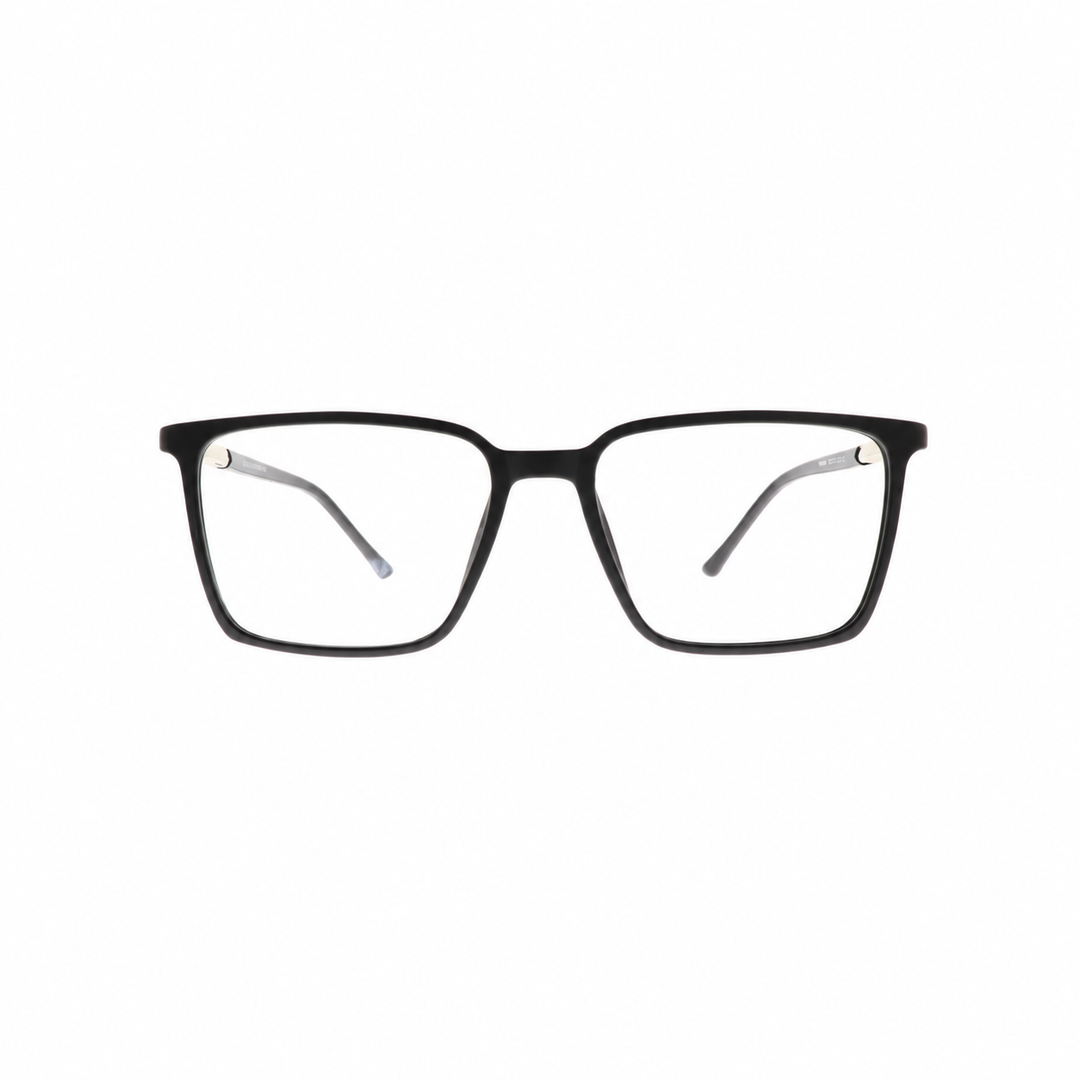 Joy Style 8634C2 Black eyeglasses front view on white background