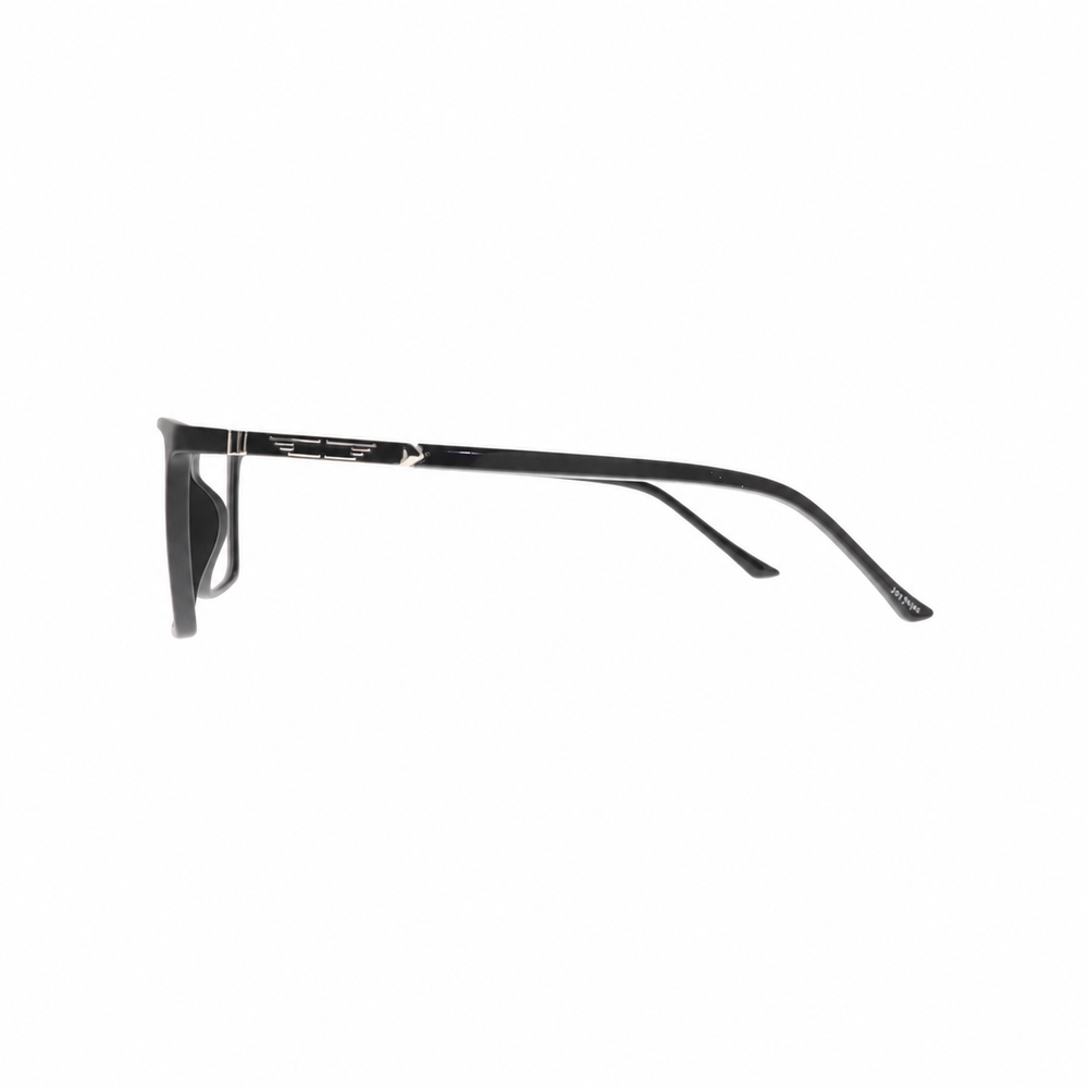 Joy Style 8634C2 Black eyeglasses side view on white background