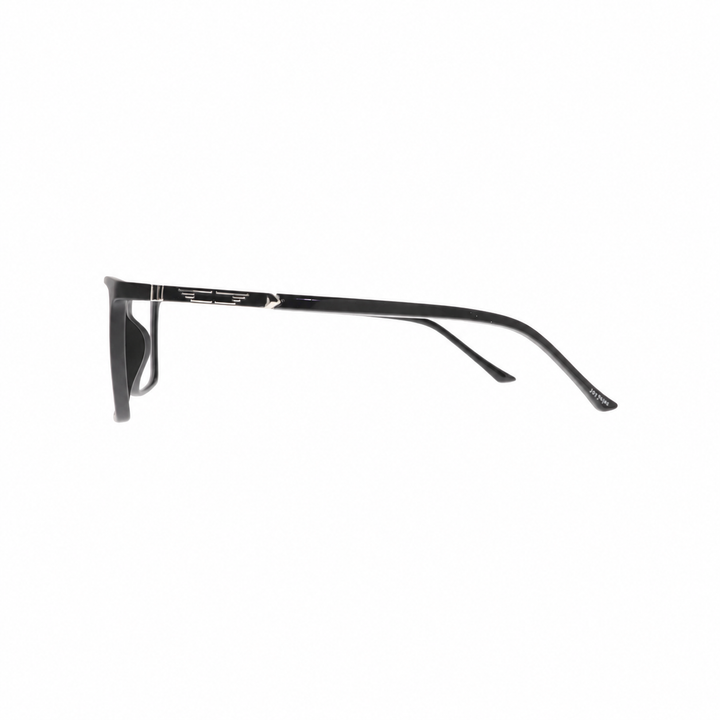 Joy Style 8634C2 Black eyeglasses side view on white background