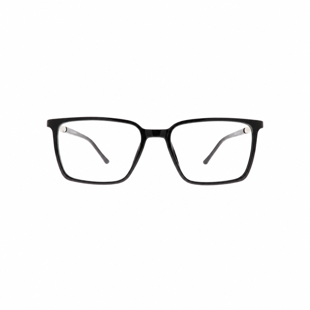 Joy Style 8634C4 Black eyeglasses front view on white background